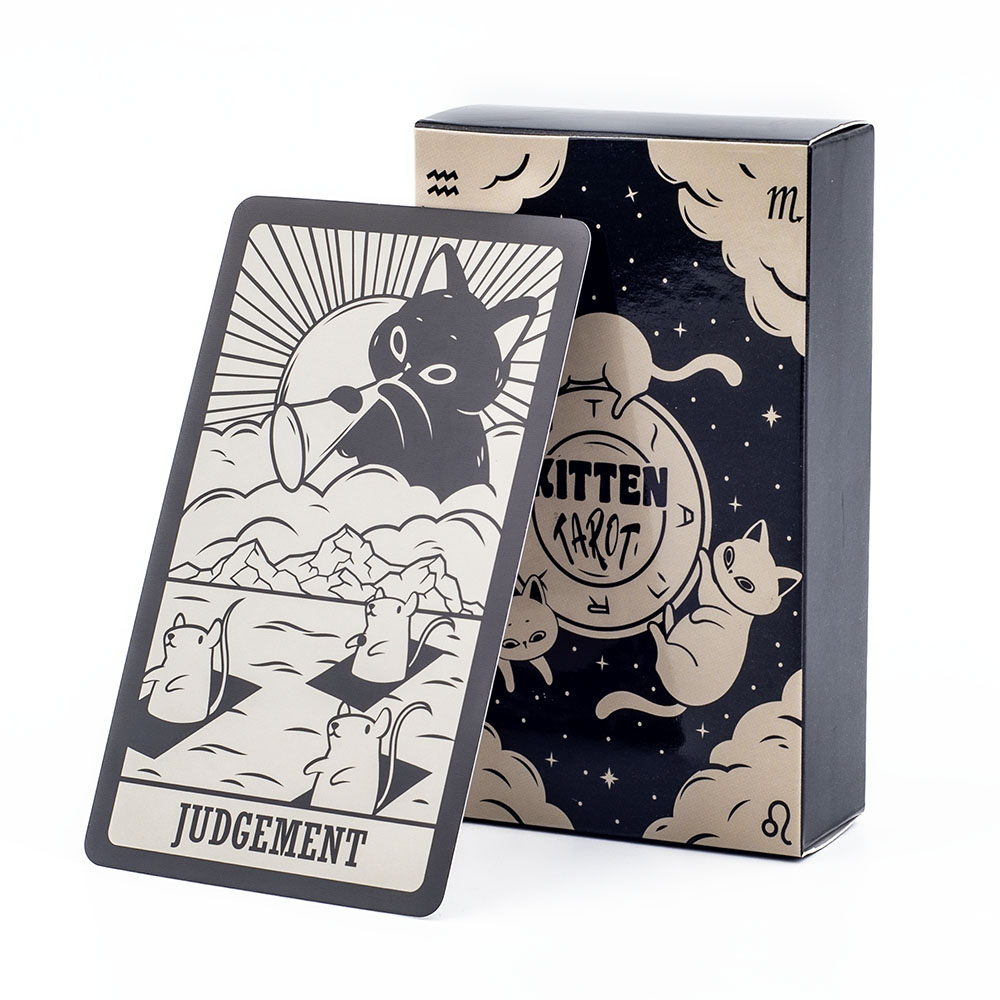 Kitten Tarot Deck 78Pcs Cute B - Tarot Cards Deck With Guidebook review and price