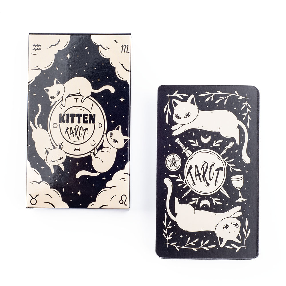 Kitten Tarot Deck 78Pcs Cute B - Tarot Cards Deck With Guidebook review and price