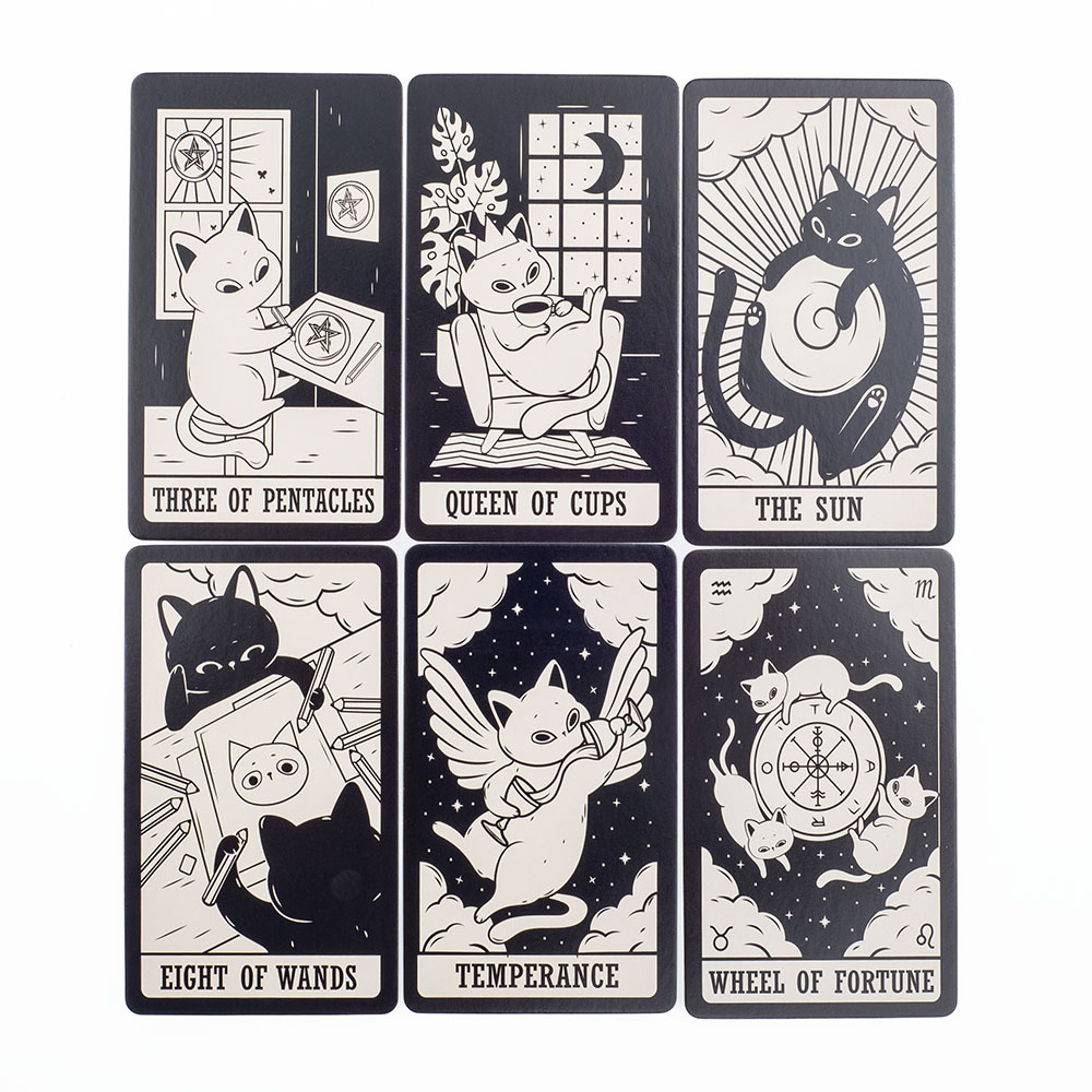 Kitten Tarot Deck 78Pcs Cute B - Tarot Cards Deck With Guidebook review and price