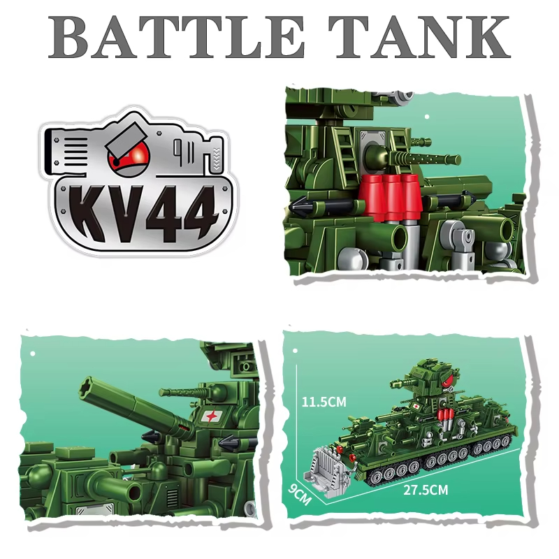 Tank World Cartoon Model Muild - Lego Compatible Military Tank review and price