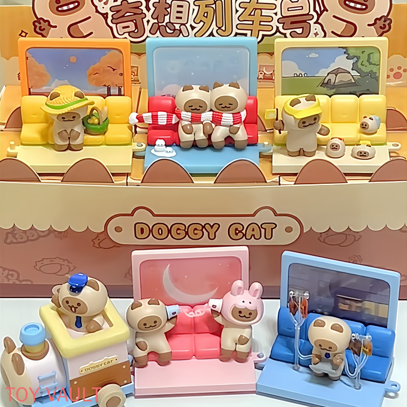 Genuine Kkv Doggy Cat Fantasy  - Anime Action Figure Blind Box review and price