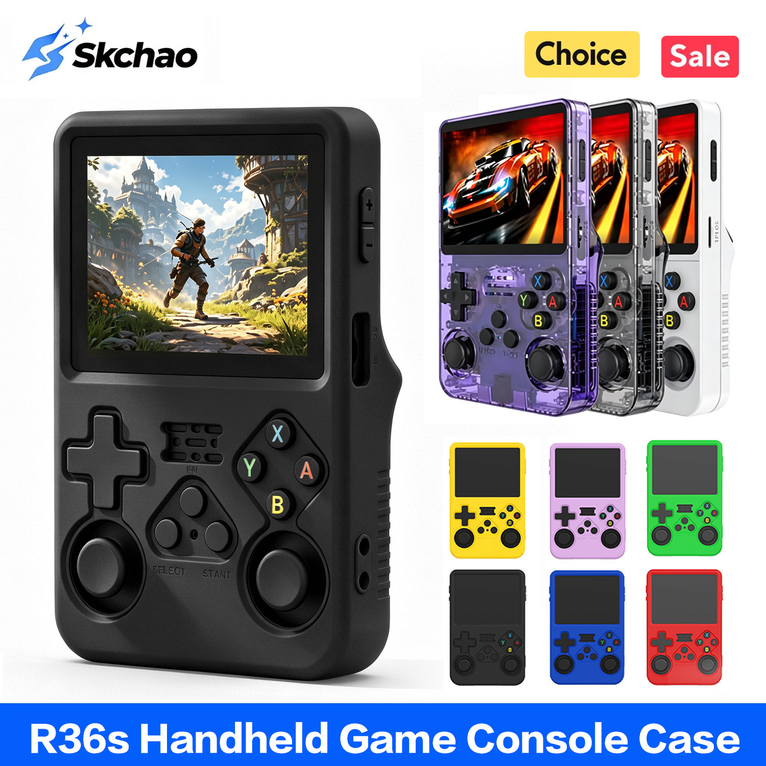 Case R36s Protective case For  - Retro Handheld Game Console R36S review and price