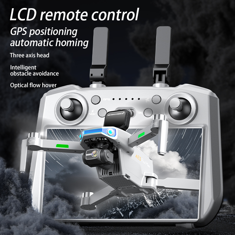 AE3 PRO Max NEW LCD SC GPS Dro - Fpv Brushless Rc Drone 4K review and price
