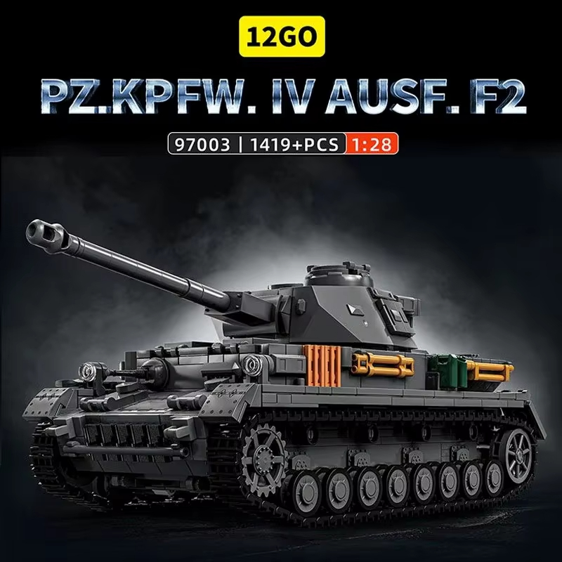 1419 PCS 1:28 GER DE Panzer IV - Lego Compatible Military Tank review and price