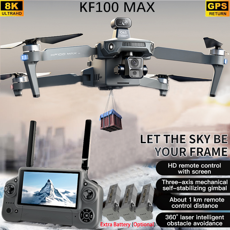 KF100 MAX GPS Drone 4K Camera  - Fpv Brushless Rc Drone 4K review and price