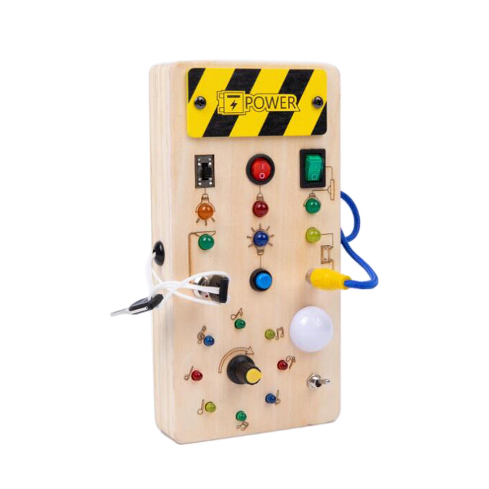 LED Wooden Sensory Board Toddl - Montessori Wooden Busy Board Toddler review and price