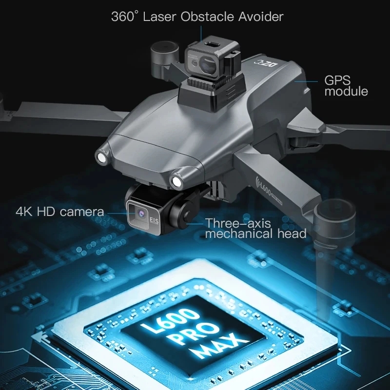 L600 PRO MAX GPS Drone Profess - Fpv Brushless Rc Drone 4K review and price