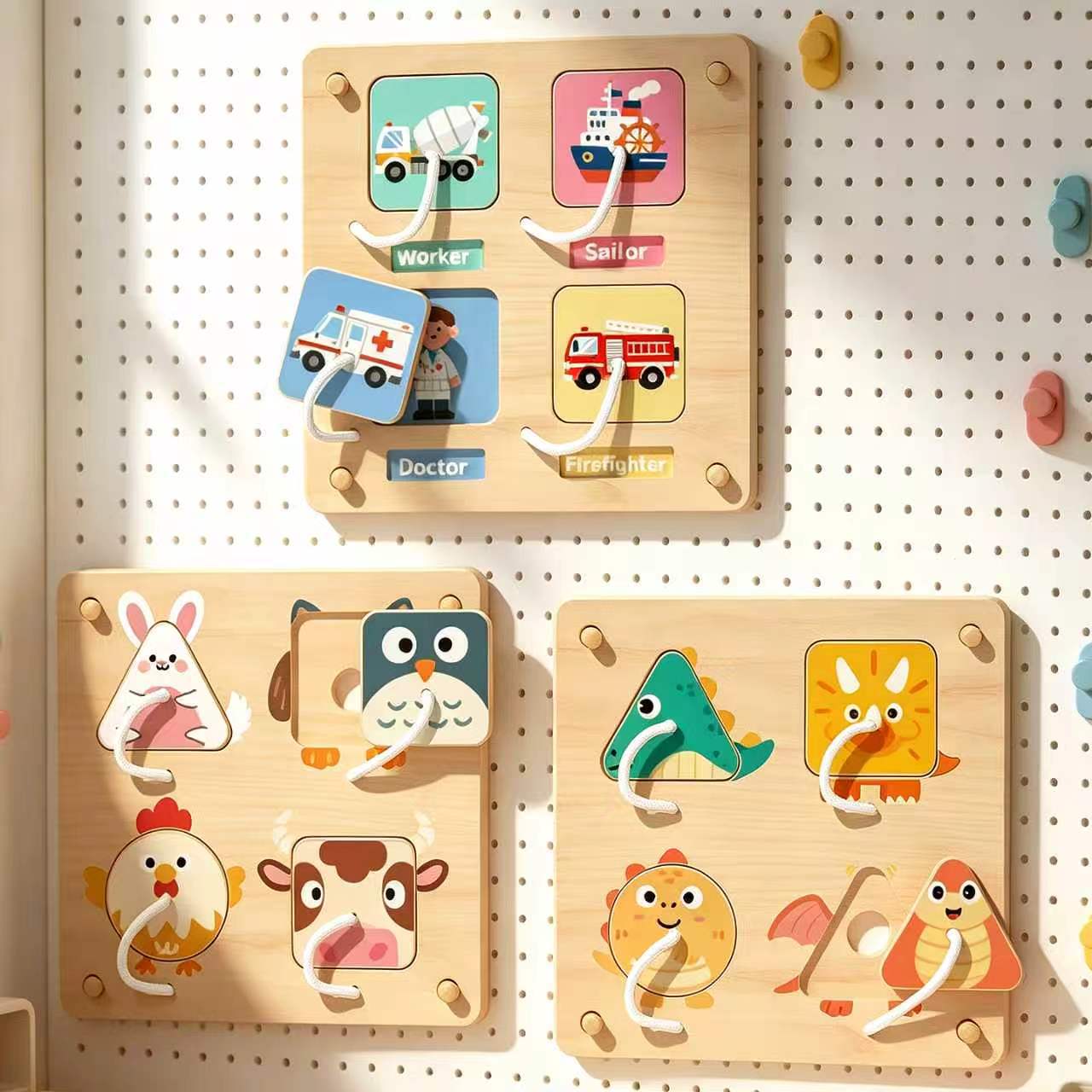 Montessori Wooden Busy Board D - Montessori Wooden Busy Board Toddler review and price