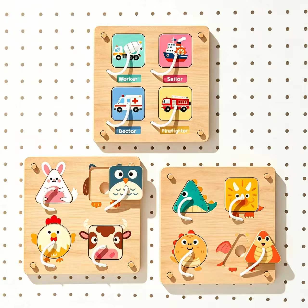 Montessori Wooden Busy Board D - Montessori Wooden Busy Board Toddler review and price