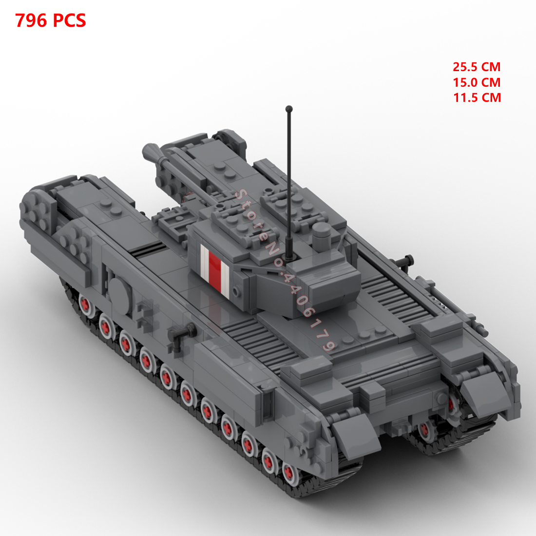 hot military WWII UK Army Chur - Lego Compatible Military Tank review and price