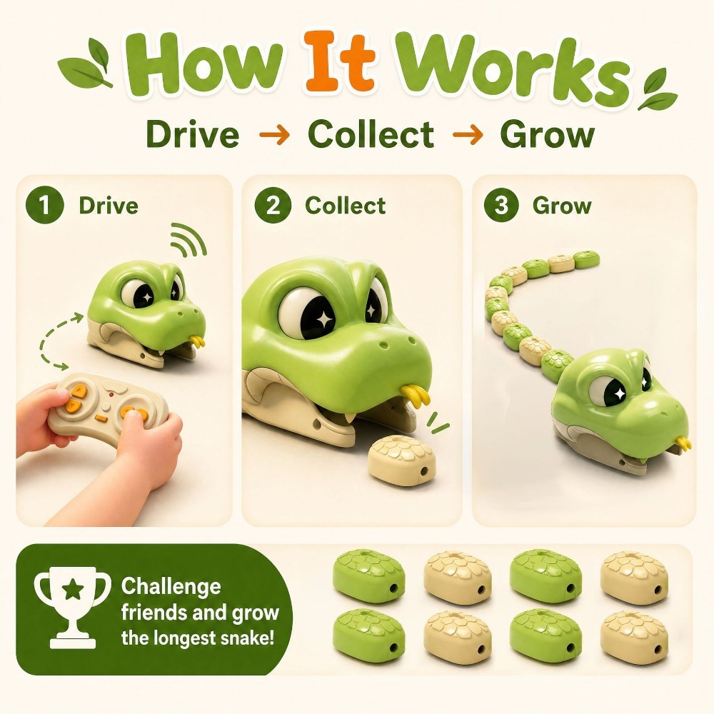 Remote Controlled Greedy Snake - Educational Toys review and price