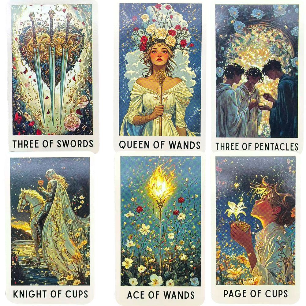 78 Enigmatic Bloom Tarot Cards - Tarot Cards Deck With Guidebook review and price