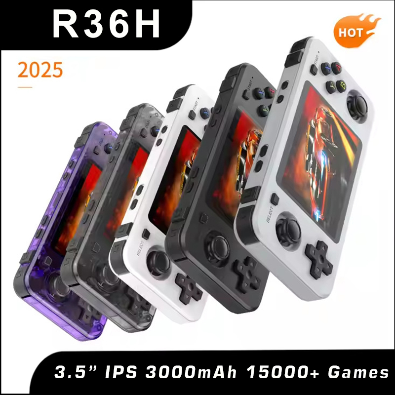 New R36H Retro Handheld Consol - Retro Handheld Game Console R36S review and price
