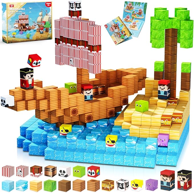 Magnetic Blocks - 100Pcs Build - Magnetic Building Tiles Set 100Pcs review and price
