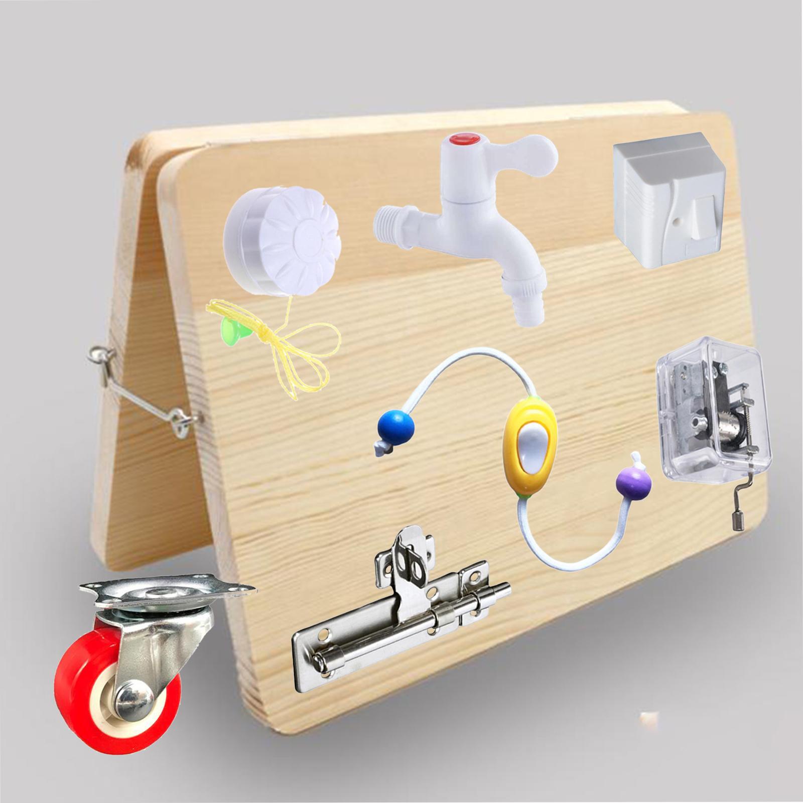 Montessori Sensory Busy Board  - Montessori Wooden Busy Board Toddler review and price