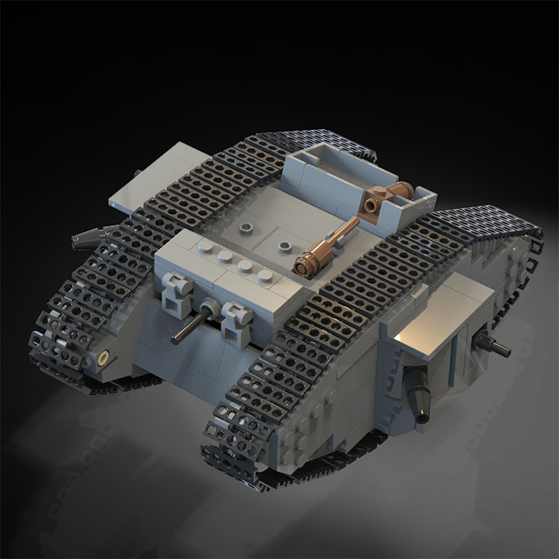 MOC WW1 Germany Military A7V C - Lego Compatible Military Tank review and price